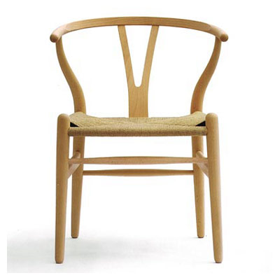 Wishbone chair by Hans Wegner