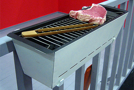 Bruce balcony barbecue grill