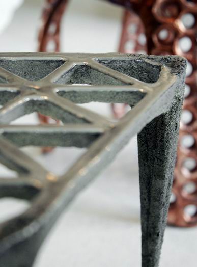 Pewter Stool designed by Max Lamb