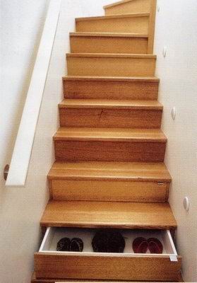 Stairs and storage