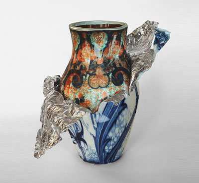 front design chocolate vase