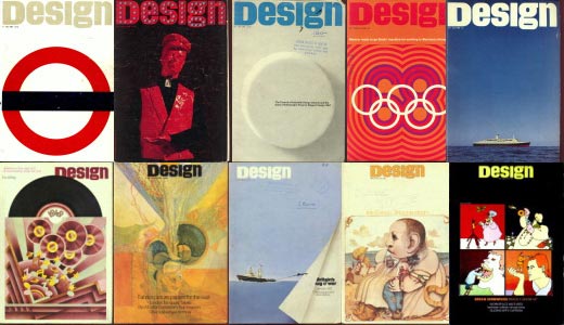 Design magazines from 1965 to 1974