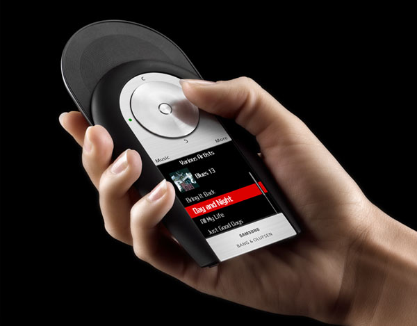 Serenata music mobile phone from Samsung and Bang & Olufsen