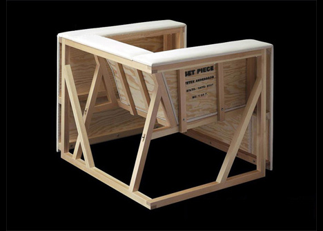 20ltd set piece easy chair designed by peter andersson