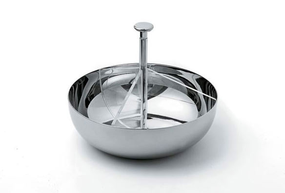 three-compartment Container for sugar sachets by Pierre Charpin:alessi Fall/winter 2007