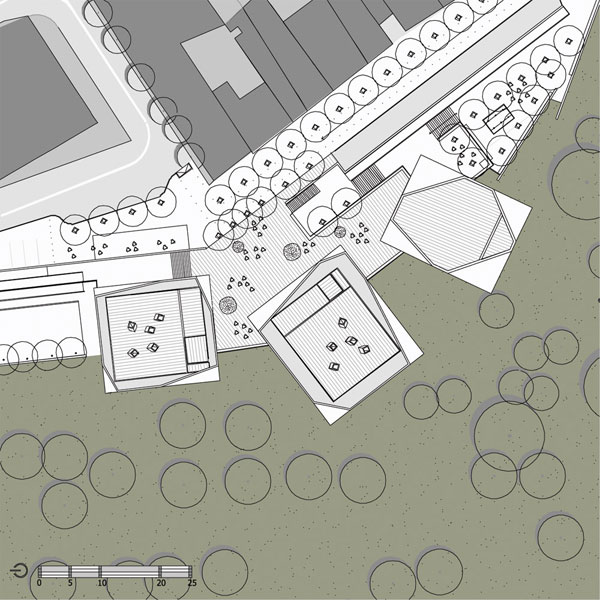 Spain Park Library/Biblioteca Parque Espana in Santo Domingo, Colombia designed by Giancarlo Mazzanti