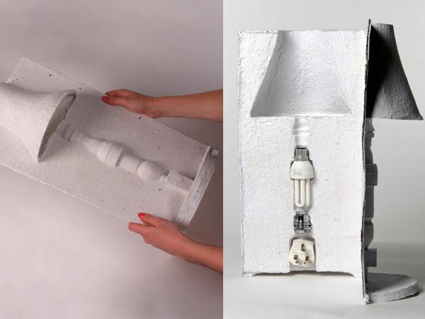 Packaging Lamp designed by David Gardener 