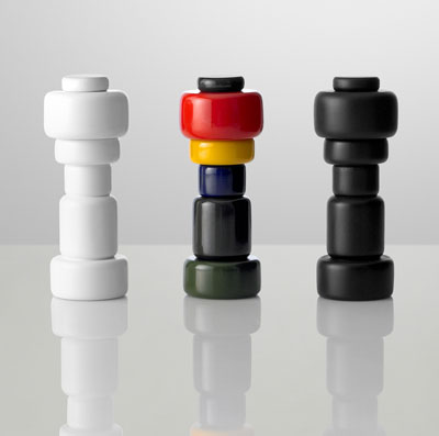 Plus salt & pepper mills, designed by Norway Says, manufactured by Muuto