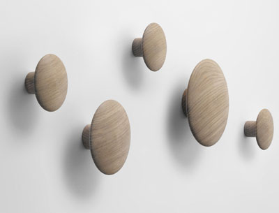 Dots coat hangers, designed by Tveit&Tornøe, manufactured by Muuto
