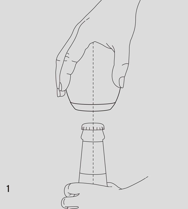 alessi POP-UP bottle cap remover