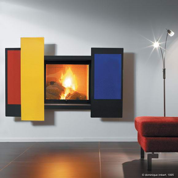 fireplace Mondrian