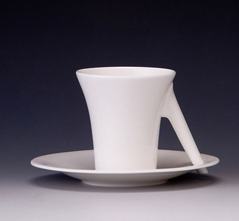 gaia gino Creemy Tea & Coffee set designed by Karim Rashied
