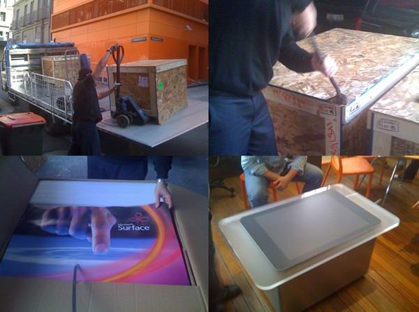 First Microsoft Surface shipped international, brute-force unboxed