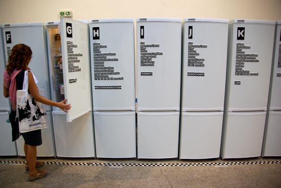 sideways installation 