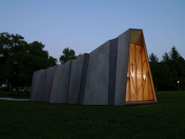 The Chapel of St. Loup by Danilo Mondada in Pompaples, Switzerland