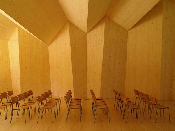 The Chapel of St. Loup by Danilo Mondada in Pompaples, Switzerland