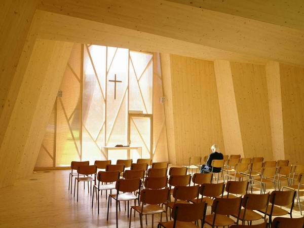 The Chapel of St. Loup by Danilo Mondada in Pompaples, Switzerland