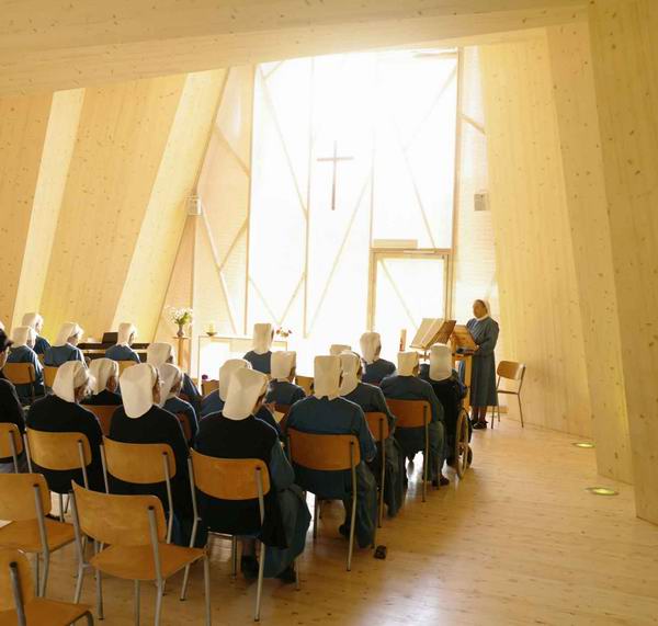 The Chapel of St. Loup by Danilo Mondada in Pompaples, Switzerland