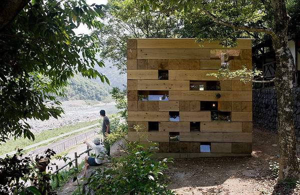 Final Wooden House by Sou Fujimoto
