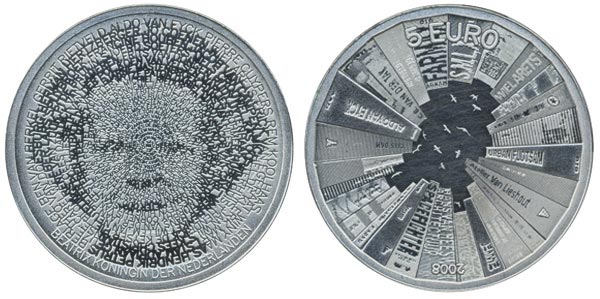 Netherlands Architecture commemorative coin