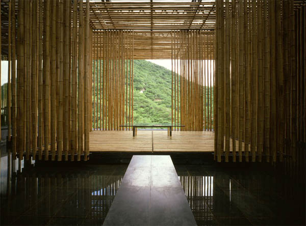 Kengo Kuma bamboo house