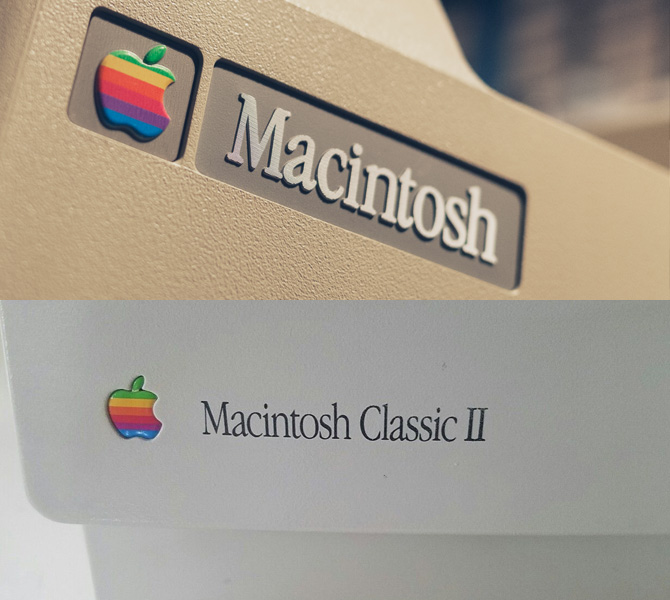 Apple Macintosh Logo Plate