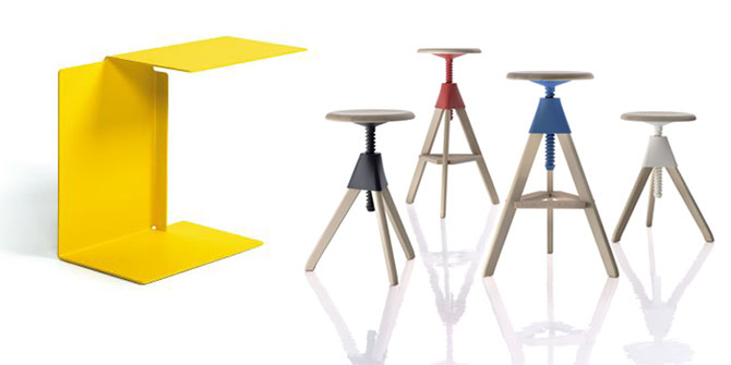 DIANA Table and TOM & JERRY Stool Konstantin Grcic