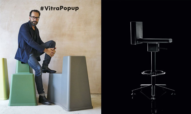 Vitra Stool-Tool and Magis 360 chair Konstantin Grcic