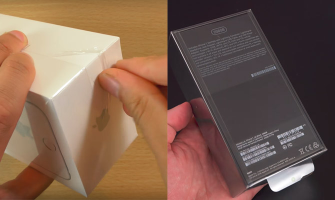 iPhone 6s and iPhone 7 Packaging Film